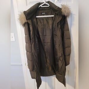 Forest green women DKNY jacket